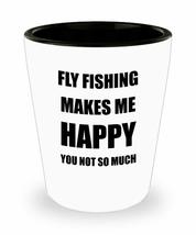 Fly Fishing Shot Glass Shotglass Lover Fan Funny Gift Idea For Liquor Lover Alco - £10.05 GBP
