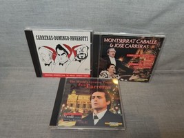 Lot of 3 Jose Carreras CDs: Three Tenors Christmas, Live in Paris, World&#39;s Great - £7.42 GBP