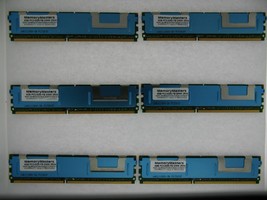 24GB 6x4GB Memory PC2-5300 Ecc Fully Buffered Dell Power Edge 2900 Server - $97.98