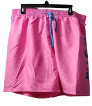 Nike Swim Trunks Men XXLarge  Pink Teal 7” Inseam Mesh Lined Pocket Beac... - $19.06