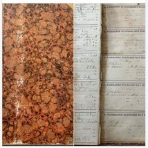 1870s antique FAIRBANKS HAY SCALES johnsbury vt LEDGER RECEIPT BOOK  - £177.96 GBP