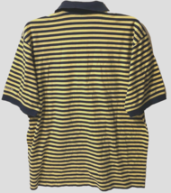 $9.99 Masters Collection Blue Yellow Stripes Golf Augusta Hong Kong Polo Shirt M - £7.90 GBP
