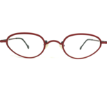 Vintage la Eyeworks Eyeglasses Frames BIG MINI 427 Matte Red Round 43-24... - £55.02 GBP
