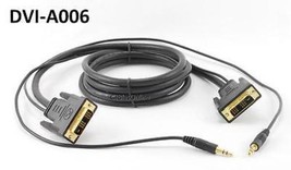 6Ft Dvi-D Single Link With 3.5Mm Stereo Audio/Video Cable, Cablesonline ... - $27.41