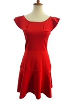 Yumi Kim Red Off Shoulder Mini Dress Small New - £50.14 GBP