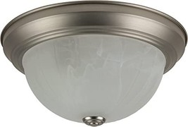 Sunlite 04587 11-Inch Traditional Dome Ceiling Light - Brushed Nickel (O... - $393.87 MXN