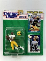 1993 Starting Lineup Sterling Sharpe Green Bay Packers NFL Figure NEW + 2 Cards - £15.62 GBP