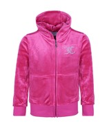 JUICY COUTURE Diamante Logo Velour Zip Hoodie in Pink - $2,815.52 MXN