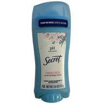New Secret Anti-Perspirant/Deodorant, Invisible Solid, Powder Fresh, 2.6 Oz, - £7.89 GBP