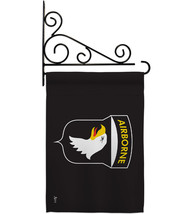 101St. Airborne Garden Flag Set Army 13 X18.5 Double-Sided House Banner - £24.75 GBP
