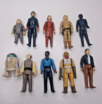 Kenner Vintage Star Wars 10 Action Figure Lot Luke Bespin Leia E - £64.33 GBP