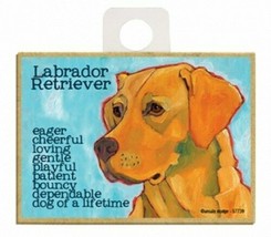 Labrador Retriever (YL) Gentle Eager Dog Fridge Kitchen Magnet NEW 2.5x3... - £4.67 GBP