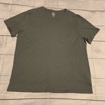 J. Crew Knit Goods Slub Cotton Yarns Mens Size XXL Pocket T-Shirt - $14.69