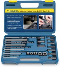 Broken Bolt Extractor Kit, 25 PCS Screw Extractor Set,Easy Out, Nuts &amp; S... - $26.99