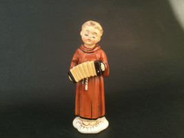 Vintage Catholic Young Boy Plays Accordion Figurine ArnArt Creation Japa... - £11.10 GBP