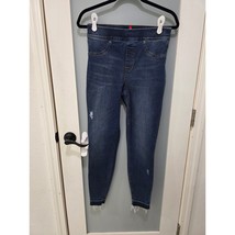 SPANX by Sara Blakely Blue Pull-On Skinny Jeans M Shaping Stretch Comfort - $55.00
