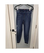 SPANX by Sara Blakely Blue Pull-On Skinny Jeans M Shaping Stretch Comfort - $74.76 CAD