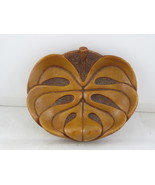 Vintage Tiki Ashtray - Monstera Leaf by Coco Joe - Hapa Wood Tagged  - $931.33 MXN