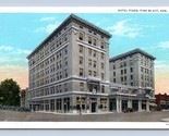 Hotel Pines Pino Bluff Arkansas Ar Unp Wb Cartolina I16 - £5.69 GBP