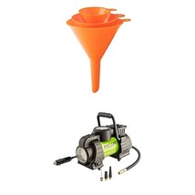 Arcan 12-Volt Compressor and Arcan 3-Piece Multi-Purpose Funnel Set, 2&quot;-4&quot; - $58.99