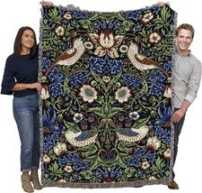 William Morris Strawberry Thief Blanket, An Arts And Crafts-Inspired Gift - $77.94