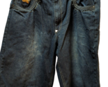 Raider Jean Company Mens Denim Baggy vintage Shorts Size 38 FLAW pockets - $13.50