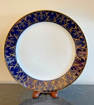 Authentic Vintage Sevres Dore A Sèvres French Cobalt Blue and Gold Plate - £389.27 GBP