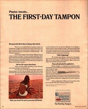 1967 Playtex the tourist tampon vintage feminine hygiene ad sexy girl on... - $25.98