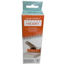 We R Memory Keepers Multi-Cinch HEART Punch Cartridge 2 Pc American Crafts - £13.43 GBP