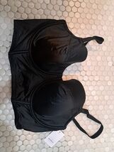 Auden Women’s Black Underwire Longline Bra Molded Cups Supportive XXL Un... - $12.73