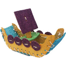A &amp;E Cages Nibbles Small Animal Loofah Chew Toy Boat; 1ea - £12.72 GBP