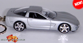 Rare Key Chain 97~98~99~2002~2003~2004 Silver Pewter Chevy Corvette C5 Chevrolet - £39.15 GBP