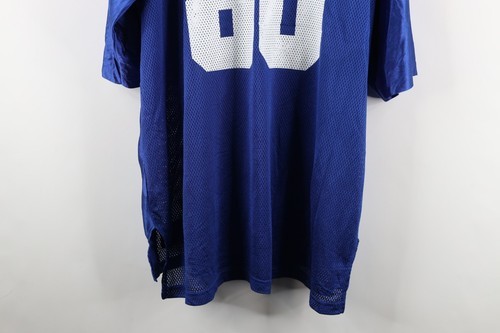 Vintage Reebok Mens 2XL Jeremy Shockey New York Giants Football Jersey Blue #80 Item image 13