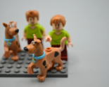 LEGO Scooby Doo Shaggy Minifigures Open Closed Mouth Wide Eyes Dog Lot of 4 - $29.02