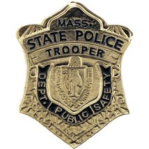 Massachusetts State Police Badge Pin 1&quot; - £9.84 GBP