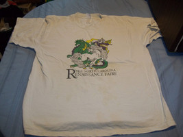 2004 North Carolina Renaissance Faire Double Sided T-Shirt Sz XL dragon ... - £10.13 GBP