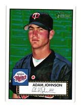 2001 Topps Heritage #150 Adam Johnson Minnesota Twins - $3.00