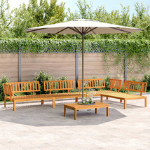  Pallet Sofa Set Natural Wood Solid Acacia Wood Standard Modular - €725,42 EUR