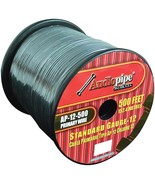 Audiopipe Primary Wire 12-Gauge 500 Foot Spool - Black - $122.18 CAD