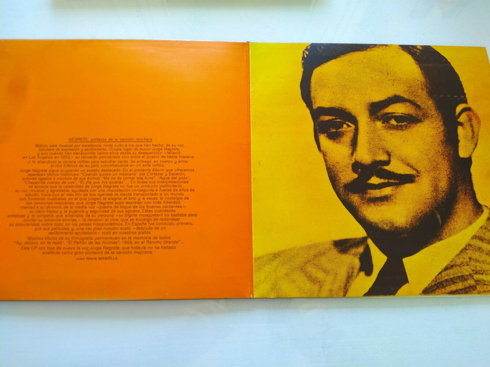Jorge Negrete el Charro Immortal Vol 2 Société Chorale 1972 - LP vinile 12 " Item image 5