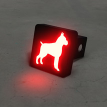 Boxer Dog Silhouette LED Hitch Cover - Brake Light - $69.95