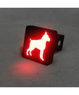 Boxer Dog Silhouette LED Hitch Cover - Brake Light - $69.95