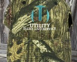 Utility Sales and Service Mossy Oak Camo Strapback Adjustable Trucker Hat - £7.78 GBP