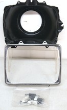 E1TZ-13008-B Ford Headlight Bucket Assy w/Ring &amp; Hardware OEM 8444 - $59.39