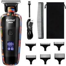 KEMEI KM-MAX5090 Professional Hair Clippers for Men Cordless, LCD Display - £17.17 GBP