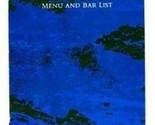 QANTAS Menu and Bar List Sydney Los Angeles 1996 Australian Airline  - $13.86