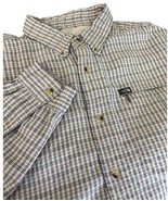 The North Face Mesh Lined Button Up Fishing Shirt Mens L Olive Brown Lon... - $16.83 CAD