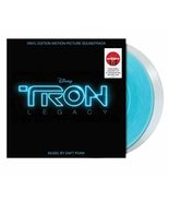 Daft Punk Tron Legacy Vinyl Soundtrack Record Exclusive Blue Clear 2 LP ... - $28.70