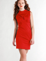 Z SPOKE by ZAC POSEN Red Sleeveless Sheath Dress (Size 8) - £71.81 GBP