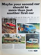 1968 Vintage Print Ad-FORD Motor Co-Second car should be...Vintage 1968 - $248.22 MXN